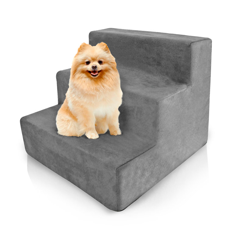 Tucker Murphy Pet Hostetler High Density Foam 3 Steps Pet Stairs